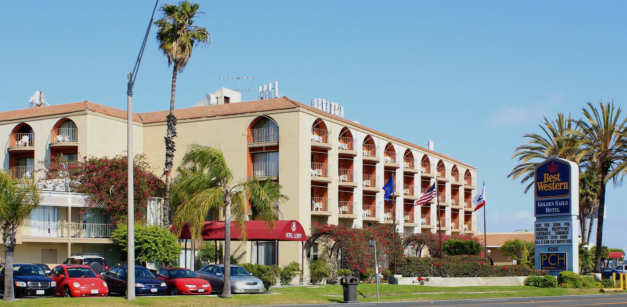 Best Western Golden Sails Hotel Long Beach Esterno foto